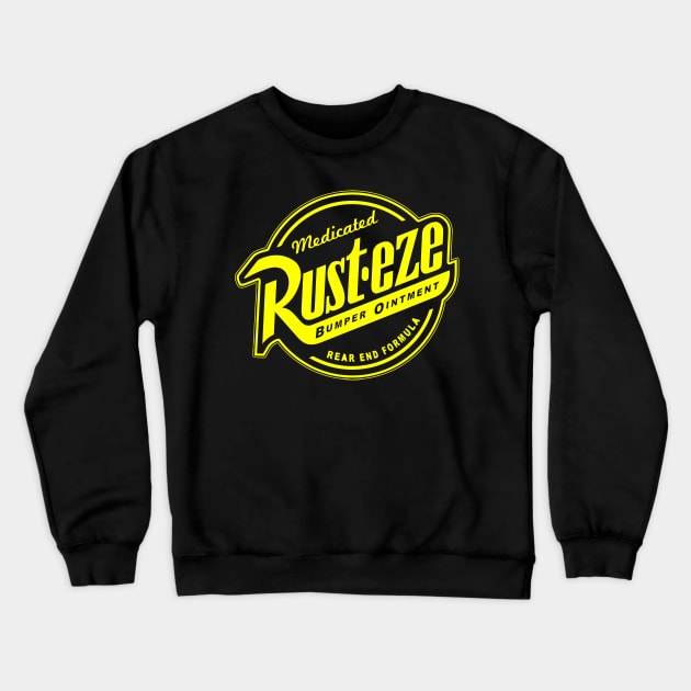 Rust-eze Bumper Ointment Crewneck Sweatshirt by silvianuri021